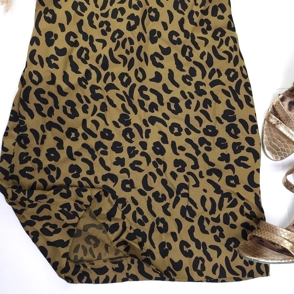 New Escada Olive Black Dress Sz 36 - Picture 6 of 16